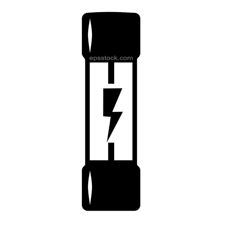 Electrical fuse symbol
