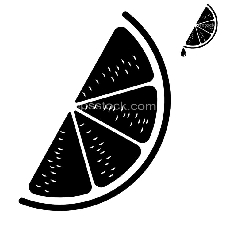 lemon slice symbol