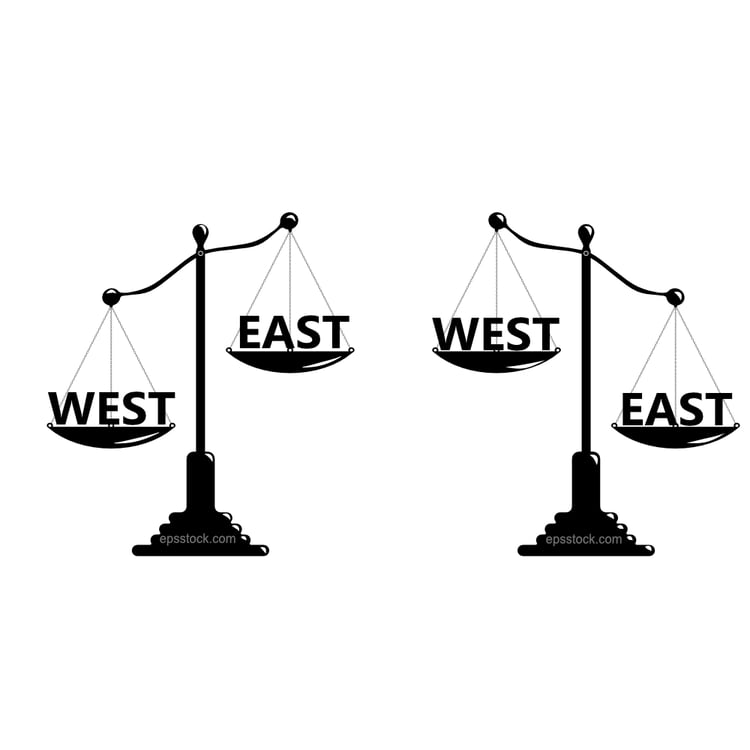 west vs east