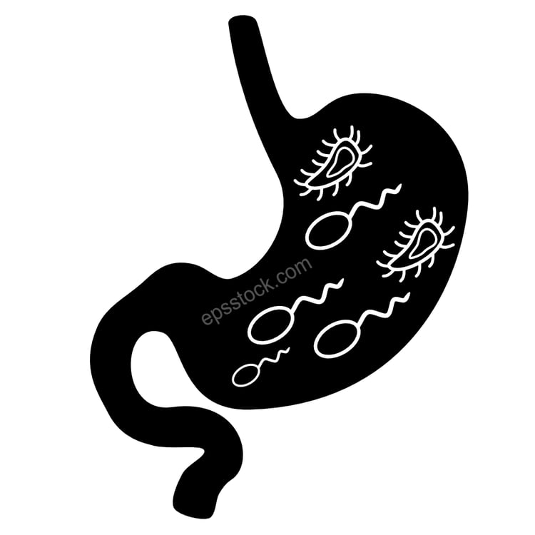 Gastroenteritis symbol