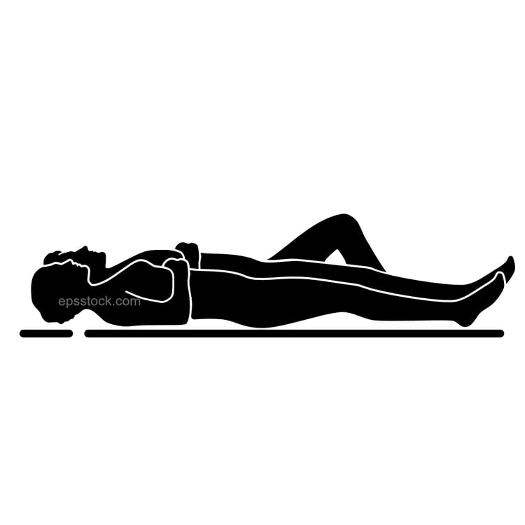 woman and man lying on his back