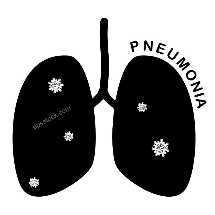 Pneumonia symbol