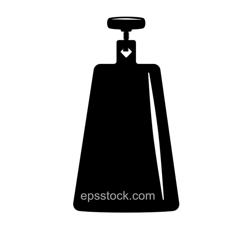 Cowbell stalowy