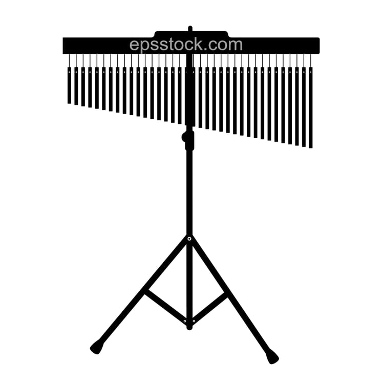 Bar Chimes Percussion Music Instruments with Mounting Stand