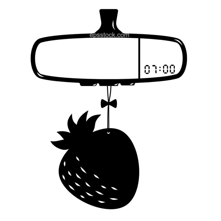 strawberry car air freshener