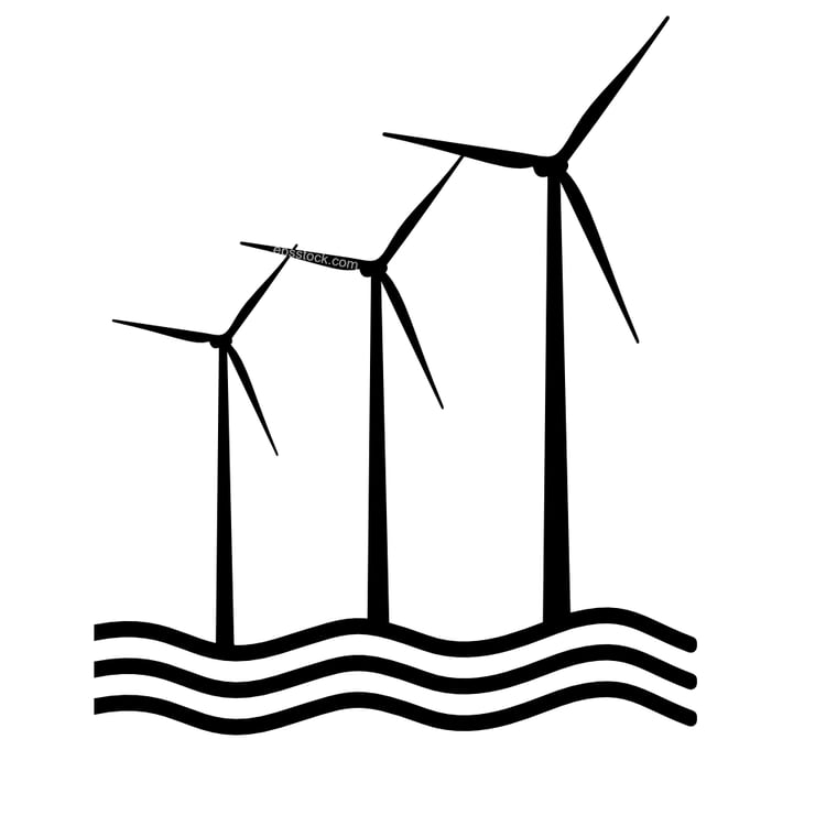 wind turbine in water