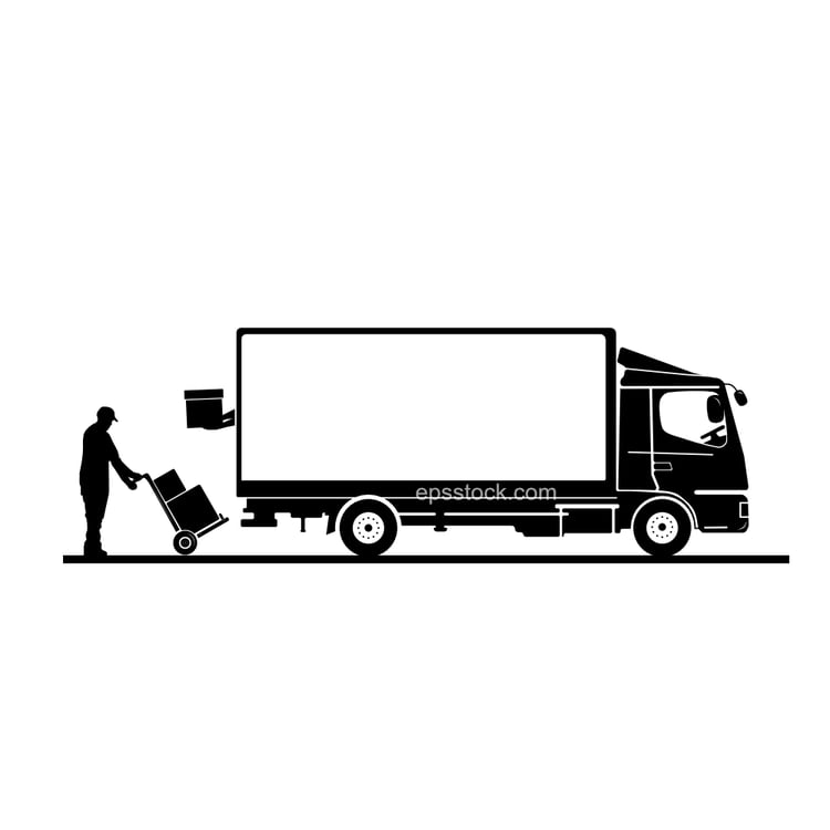 Unloading truck
