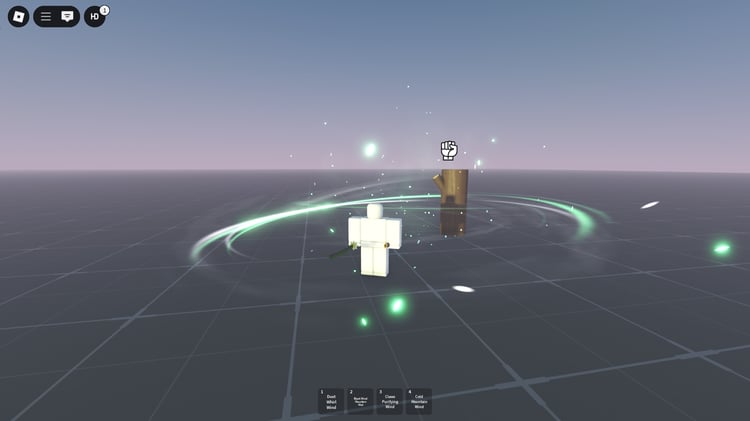 Roblox Wind Breathing character full view