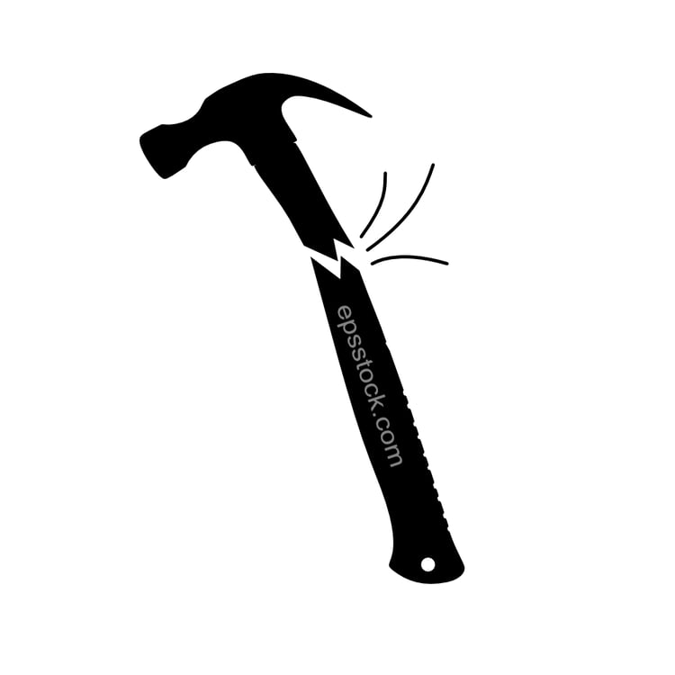broken hammer symbol