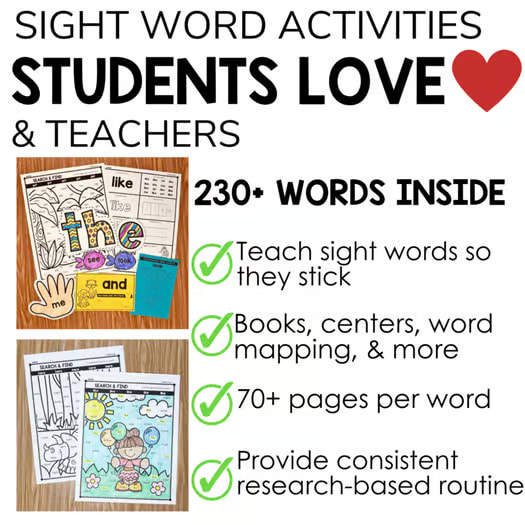 Worksheets, Activities, Books
