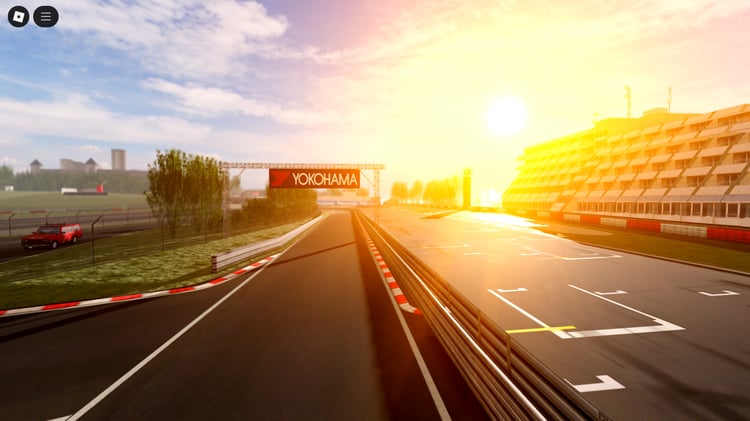 Overview of Bauers LUIS CIRCUIT Roblox racing map