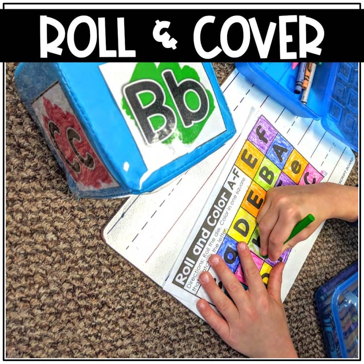Roll and Cover Alphabet Activity