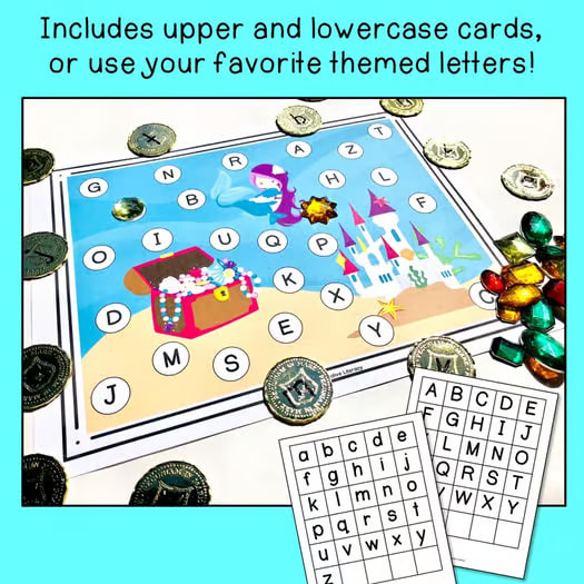 Mermaid Alphabet Roll and Cover