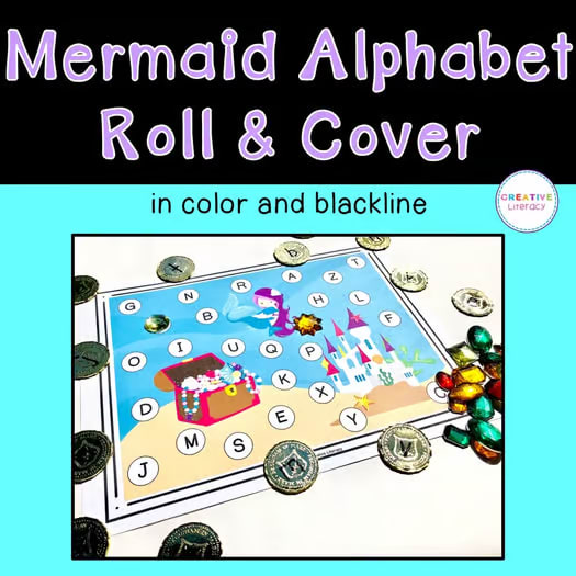 Mermaid Alphabet Roll and Cover