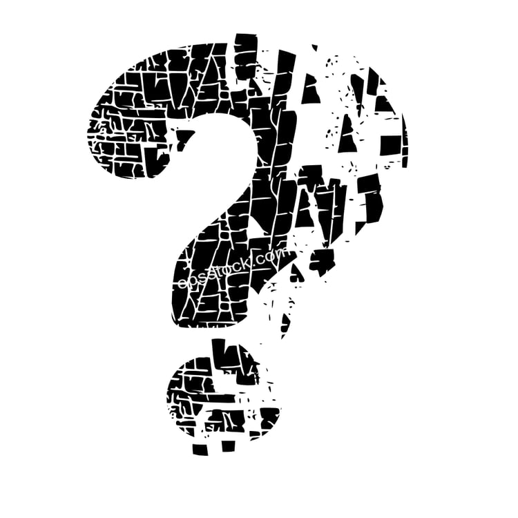 erasable question mark