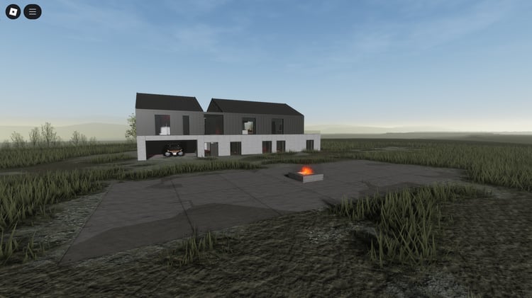 Players exploring eerie construction zones