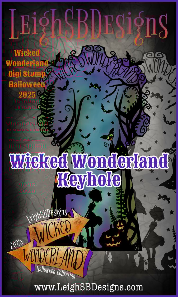 LeighSBDesigns Wicked Wonderland Keyhole