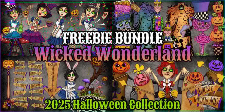 LeighSBDesigns Wicked Wonderland Halloween 2025 Collection Bundle
