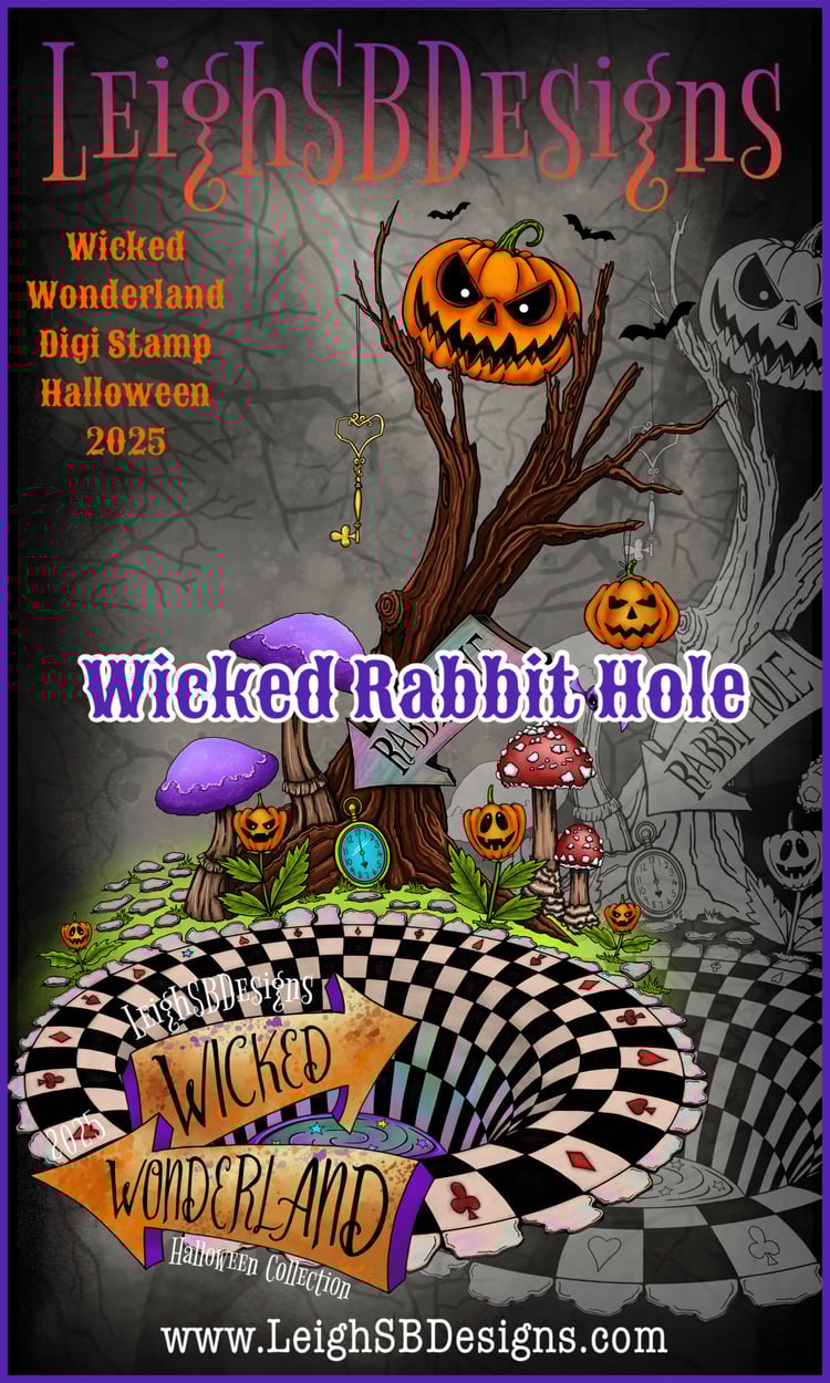 LeighSBDesigns Wicked Rabbit Hole
