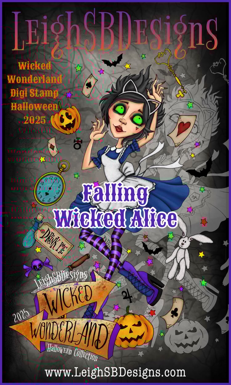 LeighSBDesigns Falling Wicked Alice