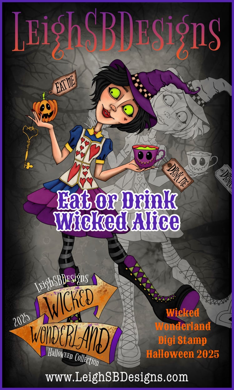 LeighSBDesigns "Eat or Drink" Wicked Alice