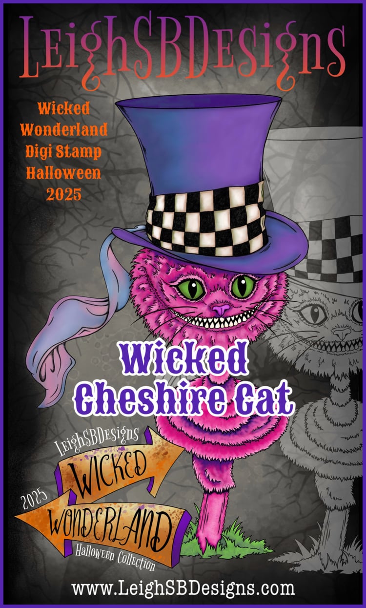 LeighSBDesigns Wicked Cheshire Cat