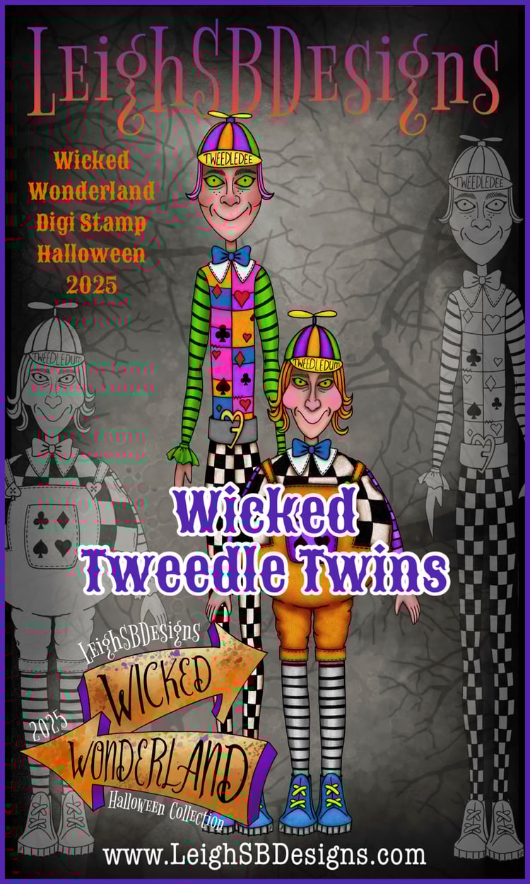 LeighSBDesigns Wicked Tweedle Twins