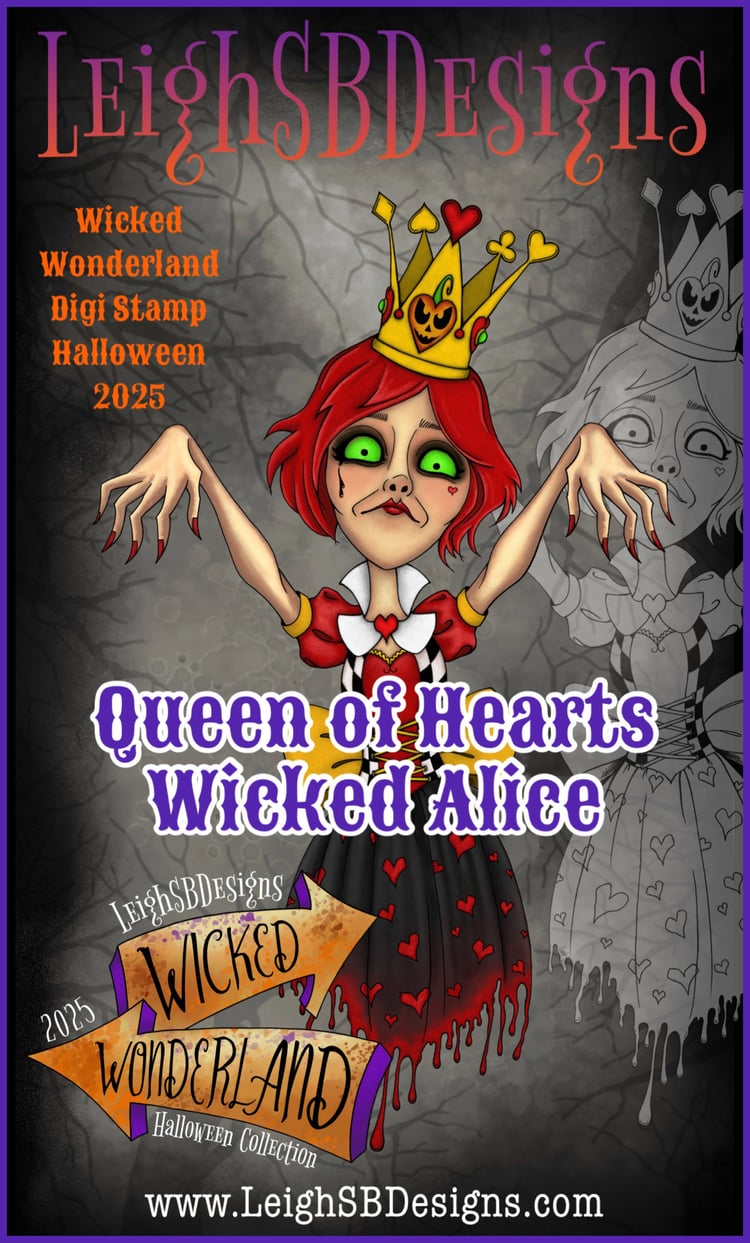 LeighSBDesigns Queen of Hearts Wicked Alice