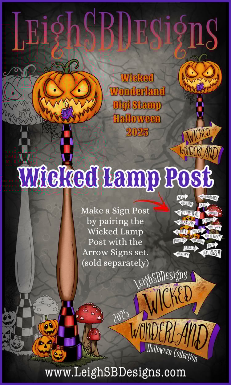 LeighSBDesigns Wicked Lamp Post