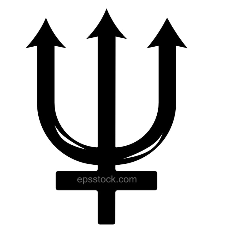 Planet Neptune symbol