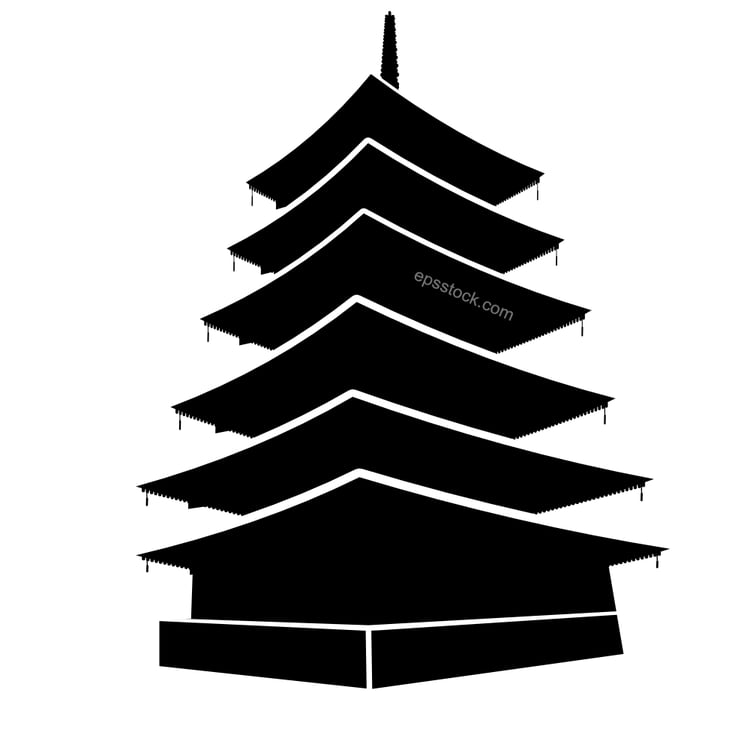 Pagoda Building symbol