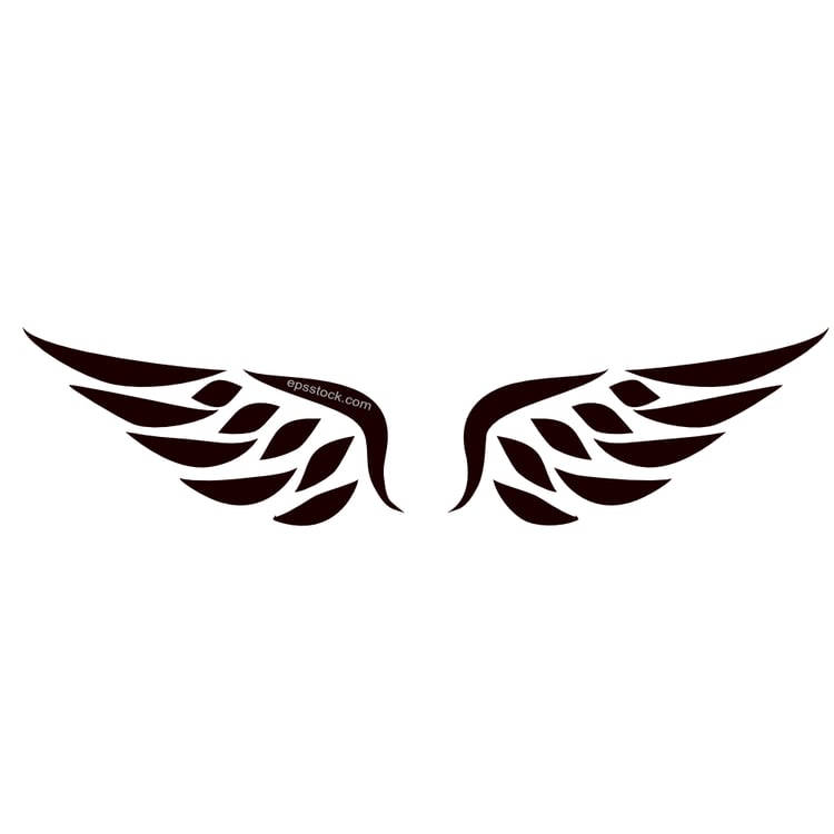 Falcon bird wings symbol