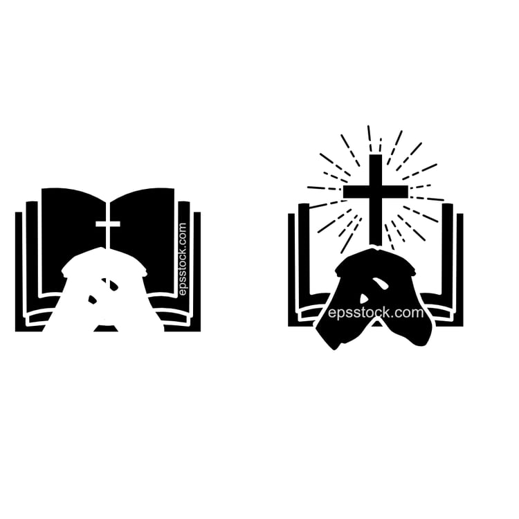 The prayer on the Bible