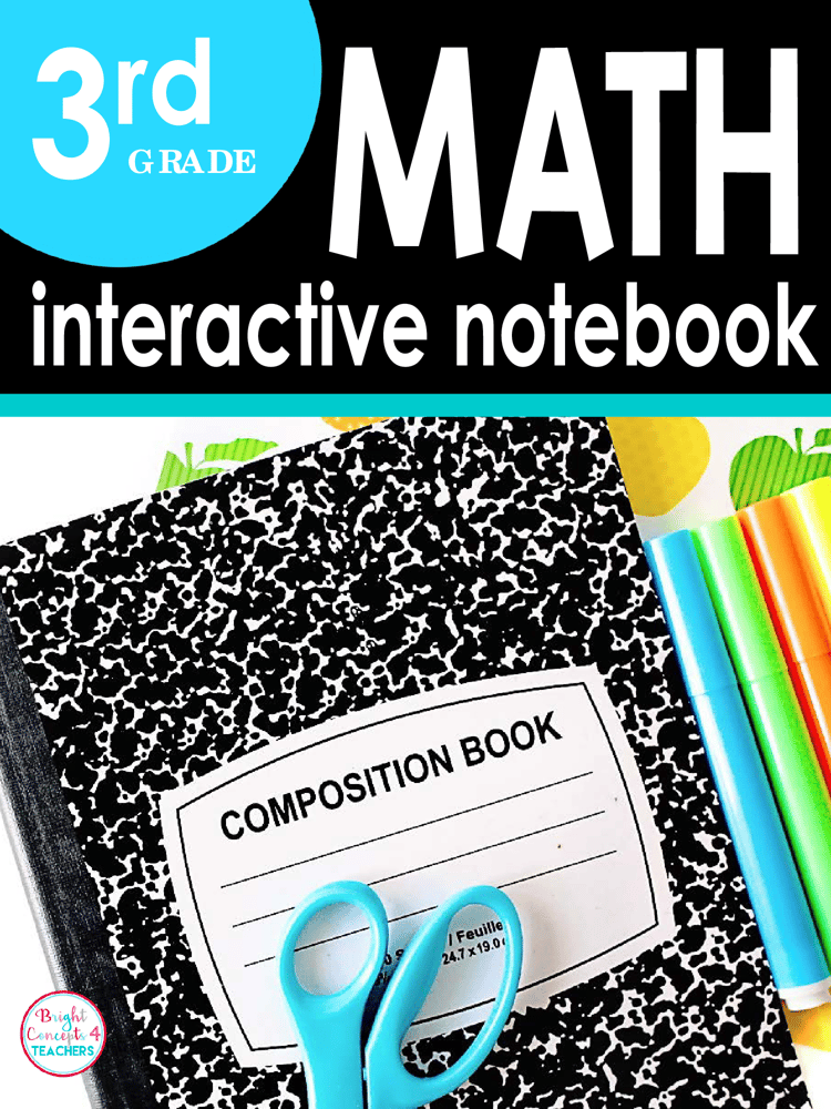 3rd Grade Math Interactive Notebook {Common Core Aligned}