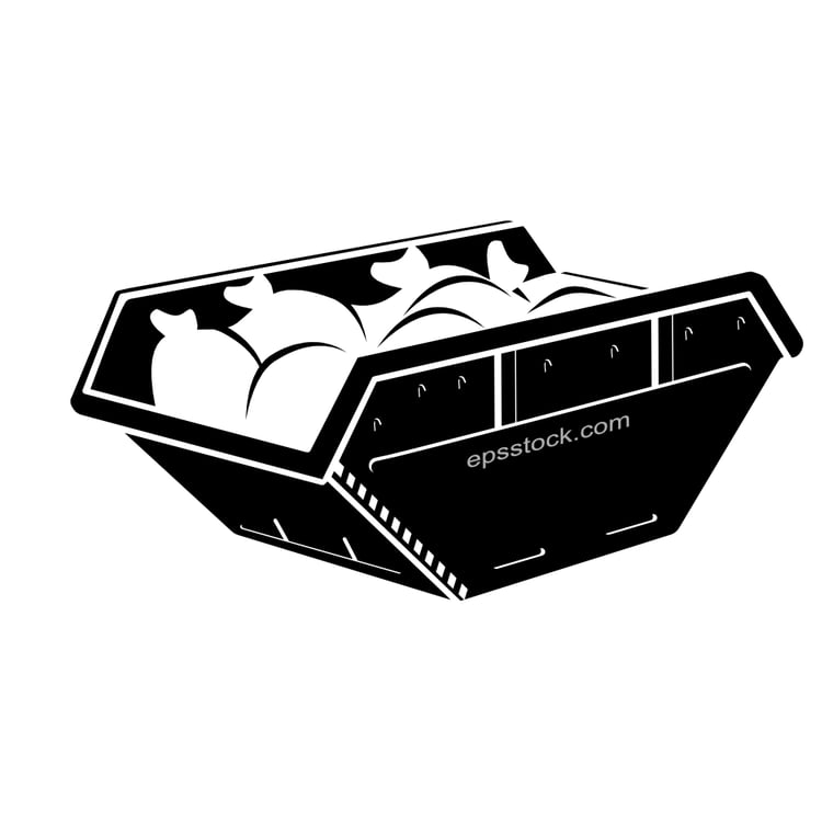 Full skip bin