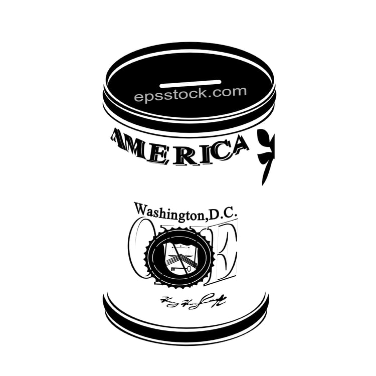 Tin Money Piggy Bank