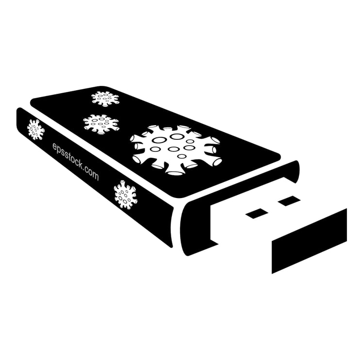 usb flash drive with virus