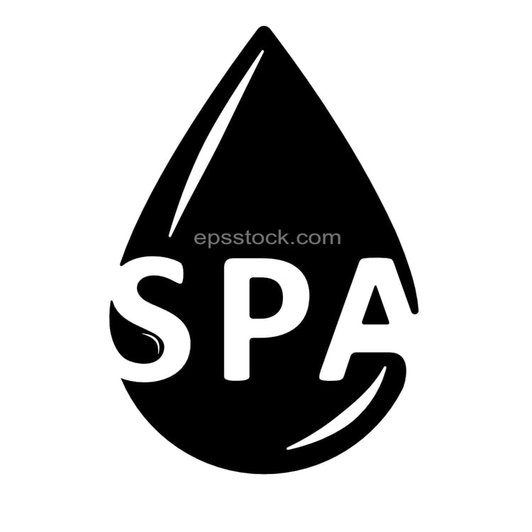 Spa lettering