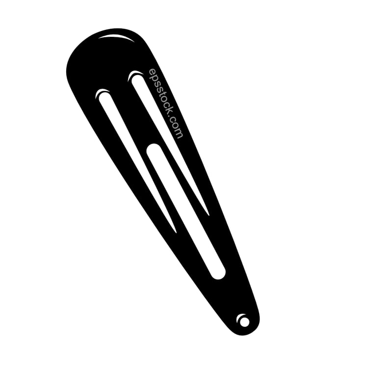 Metal Snap Hair Clip