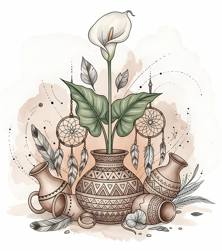 Bring warmth and elegance to your space with this beautiful boho floral wall art bundle. Featuring modern minimalist illustrations of vases filled with delicate flowers, this collection blends neutral earthy tones with soft pastel accents. The designs com