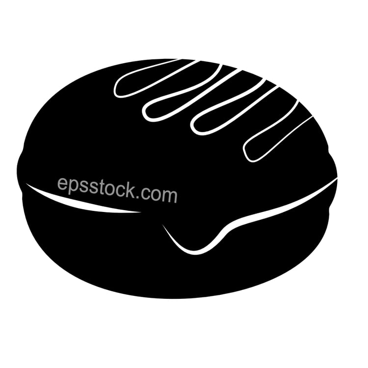 Chocolate macaron symbol