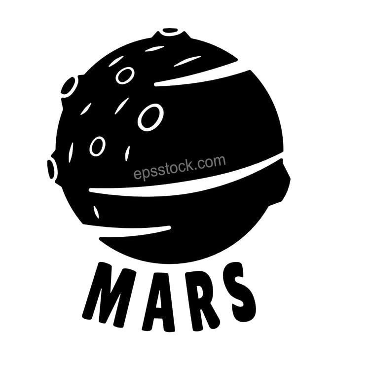 Mars Planet  symbol