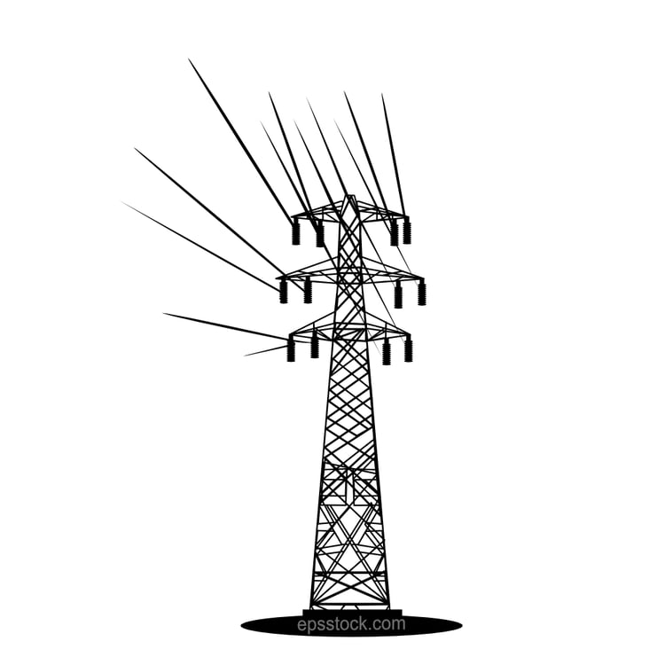 electricity pylon, transmission tower
