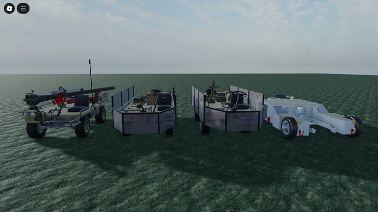Roblox Military Carriages & Tug Pack overview