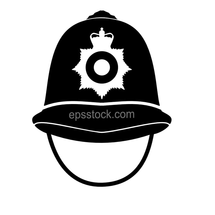 British police helmet