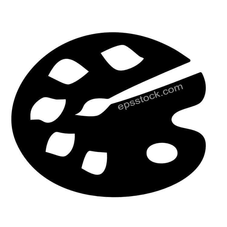 Artist palette symbol