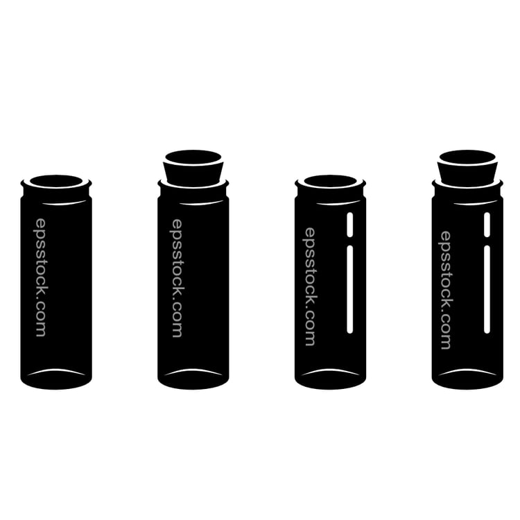mini glass bottle