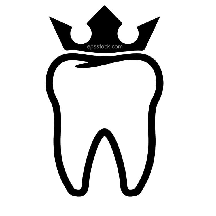 Teeth with crown