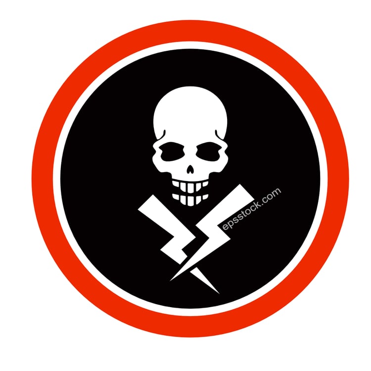 High voltage danger symbol