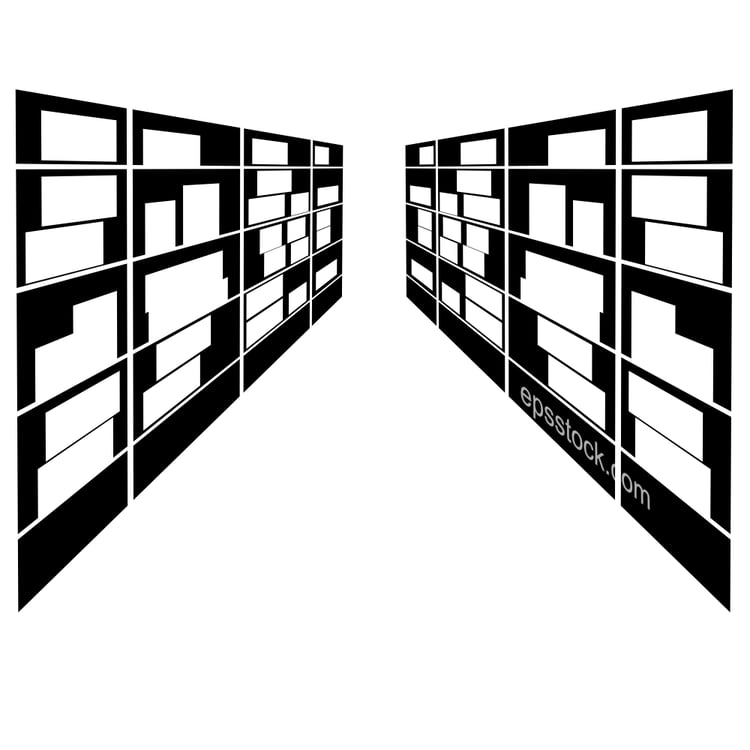 warehouse at industrial storage factory